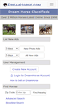 Mobile Screenshot of dreamhorse.com